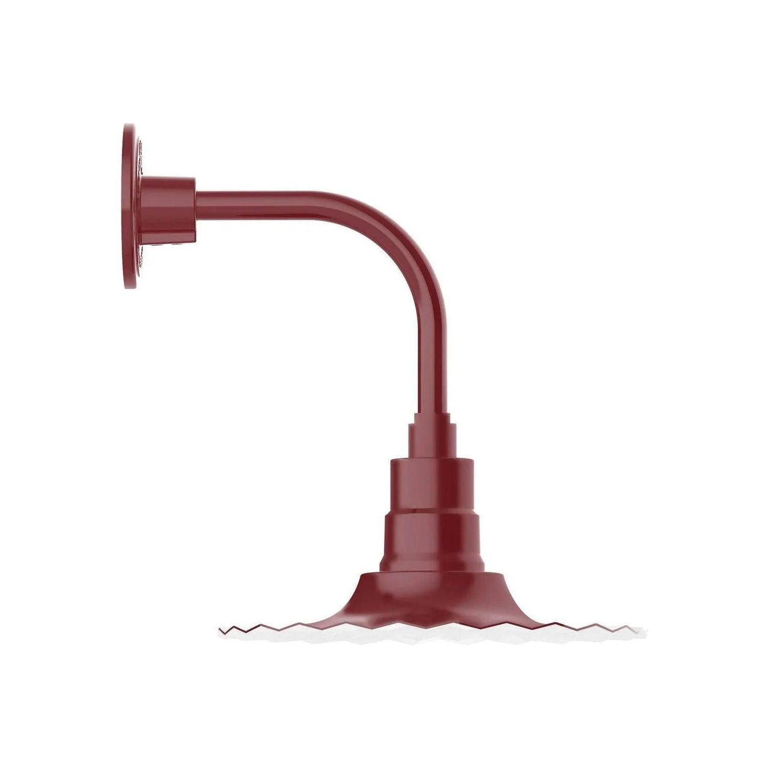 Montclair Light Works - Radial 12" Curved Arm Wall Light - GNT158-55 | Montreal Lighting & Hardware