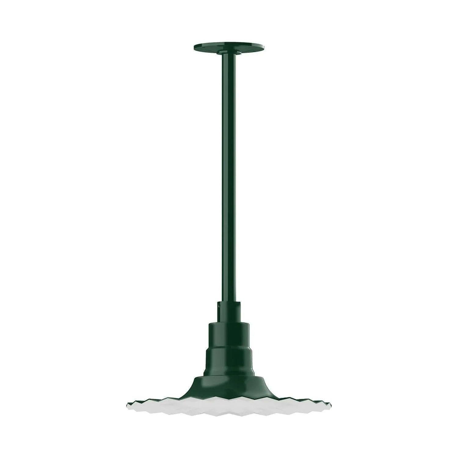 Montclair Light Works - Radial 12" Pendant, Stem Mount - STA158-42 | Montreal Lighting & Hardware