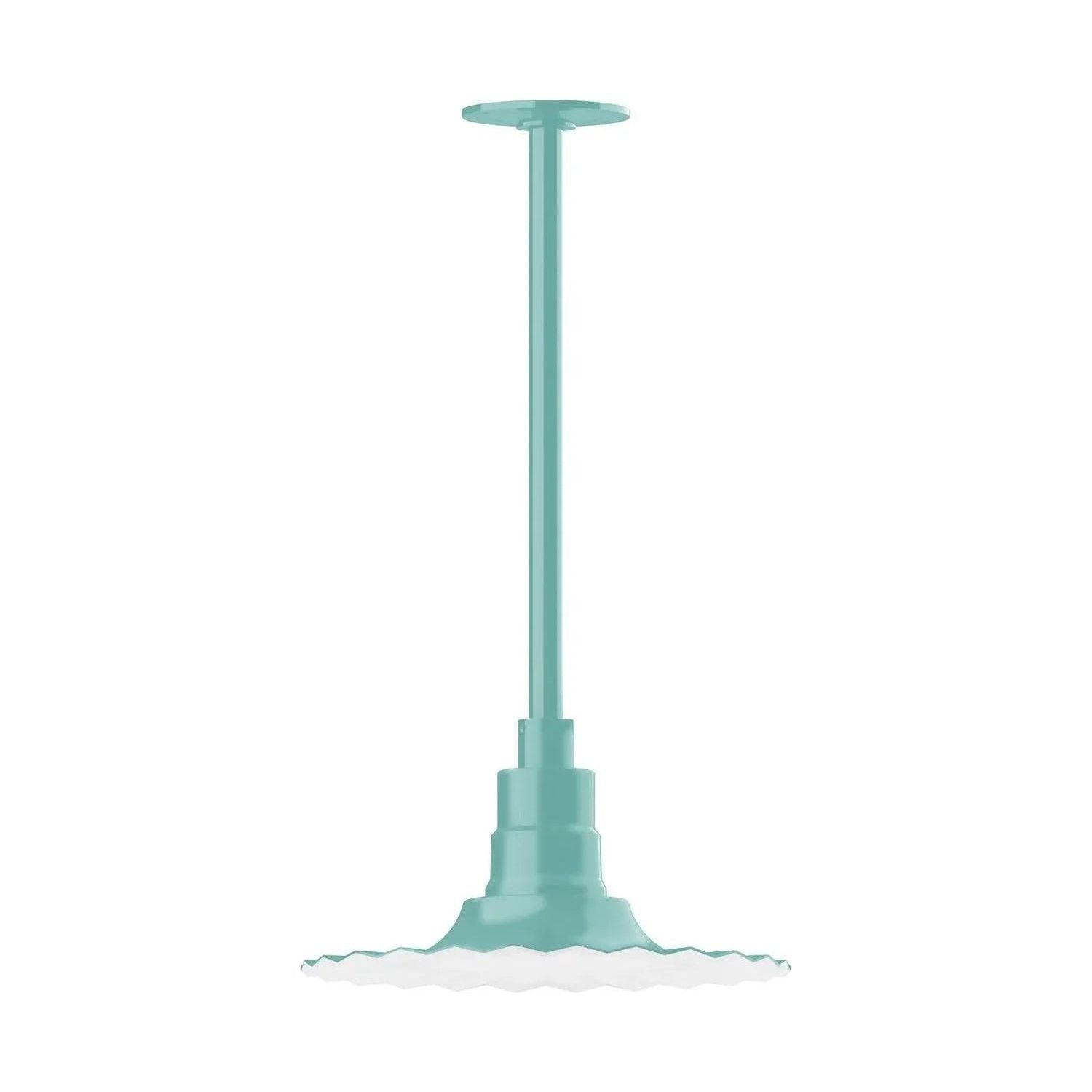 Montclair Light Works - Radial 12" Pendant, Stem Mount - STA158-48 | Montreal Lighting & Hardware
