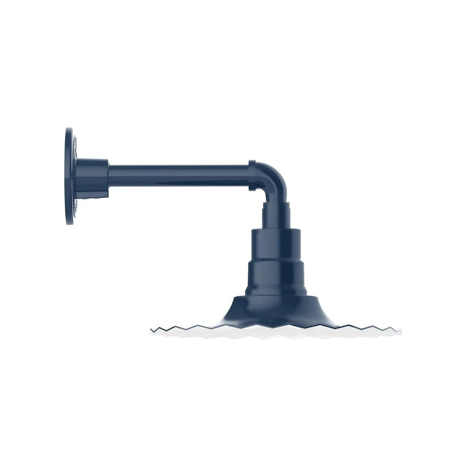 Montclair Light Works - Radial 12" Straight Arm Wall Light - GNN158-50 | Montreal Lighting & Hardware