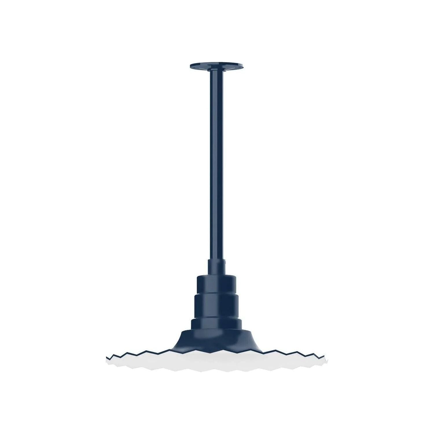 Montclair Light Works - Radial 16" Pendant, Stem Mount - STB159-50 | Montreal Lighting & Hardware