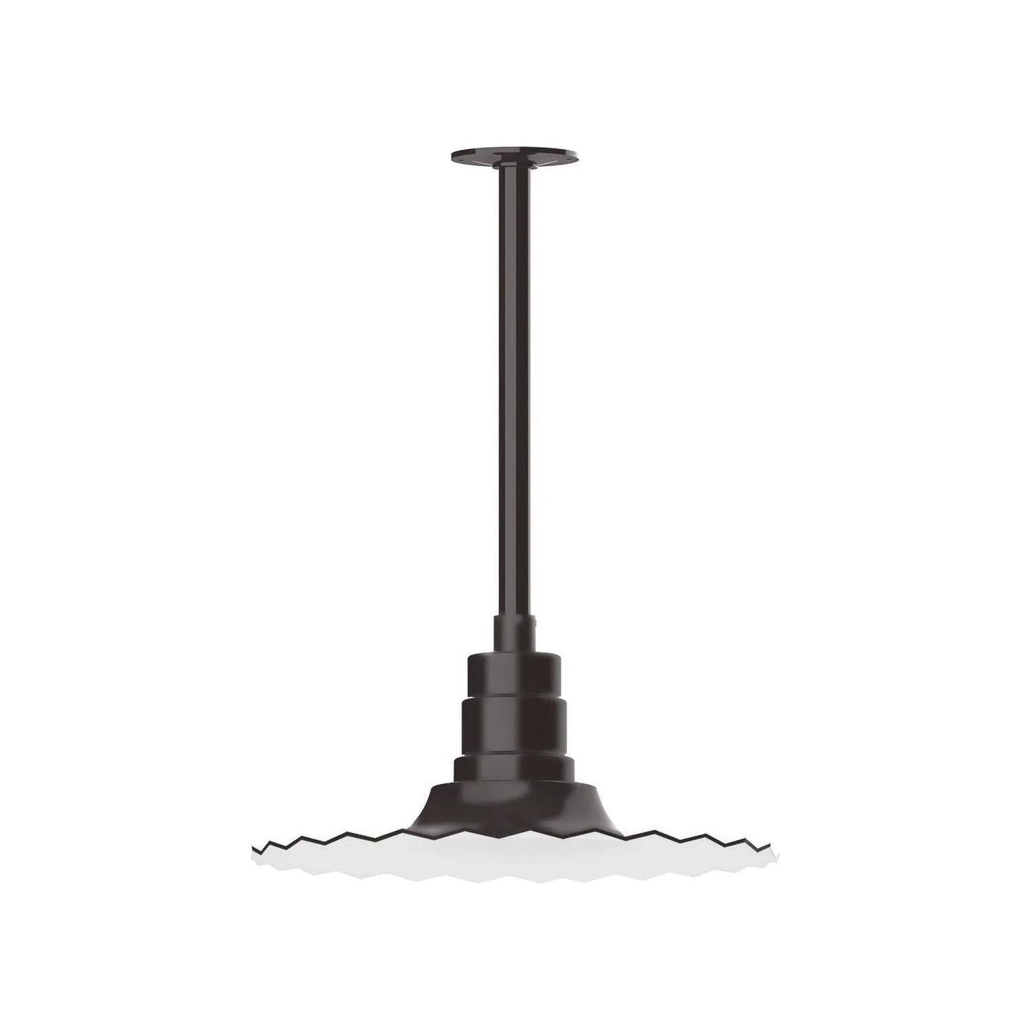 Montclair Light Works - Radial 16" Pendant, Stem Mount - STB159-51 | Montreal Lighting & Hardware