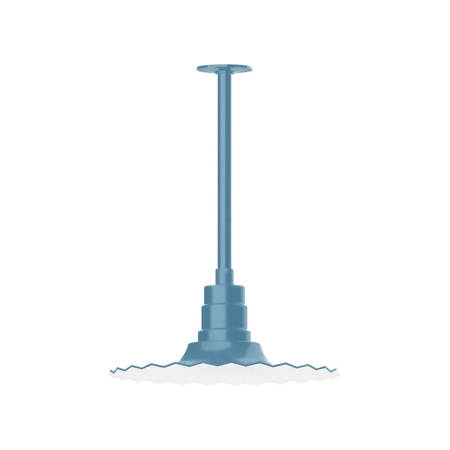 Montclair Light Works - Radial 16" Pendant, Stem Mount - STB159-54 | Montreal Lighting & Hardware