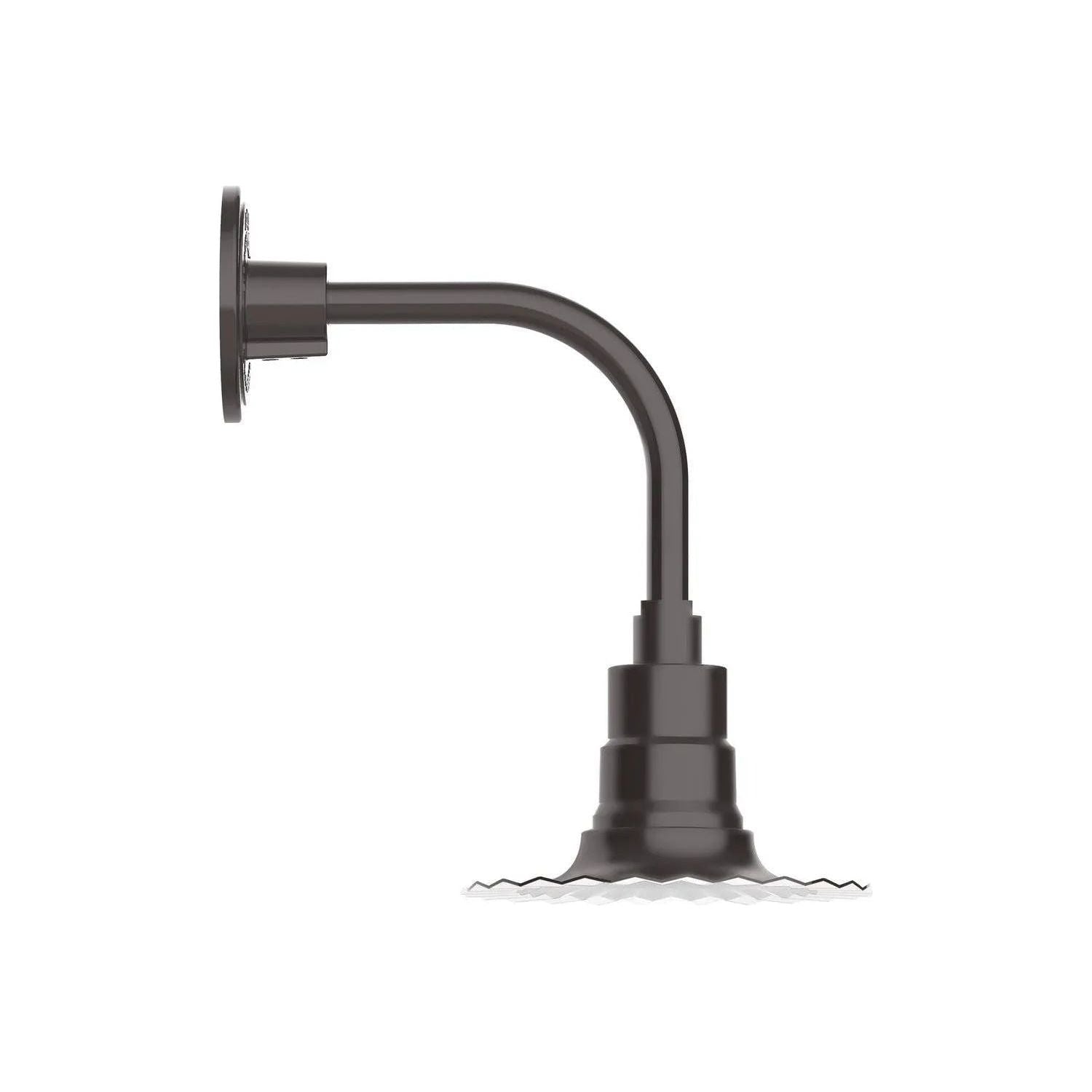 Montclair Light Works - Radial 8" Curved Arm Wall Light - GNT157-51 | Montreal Lighting & Hardware