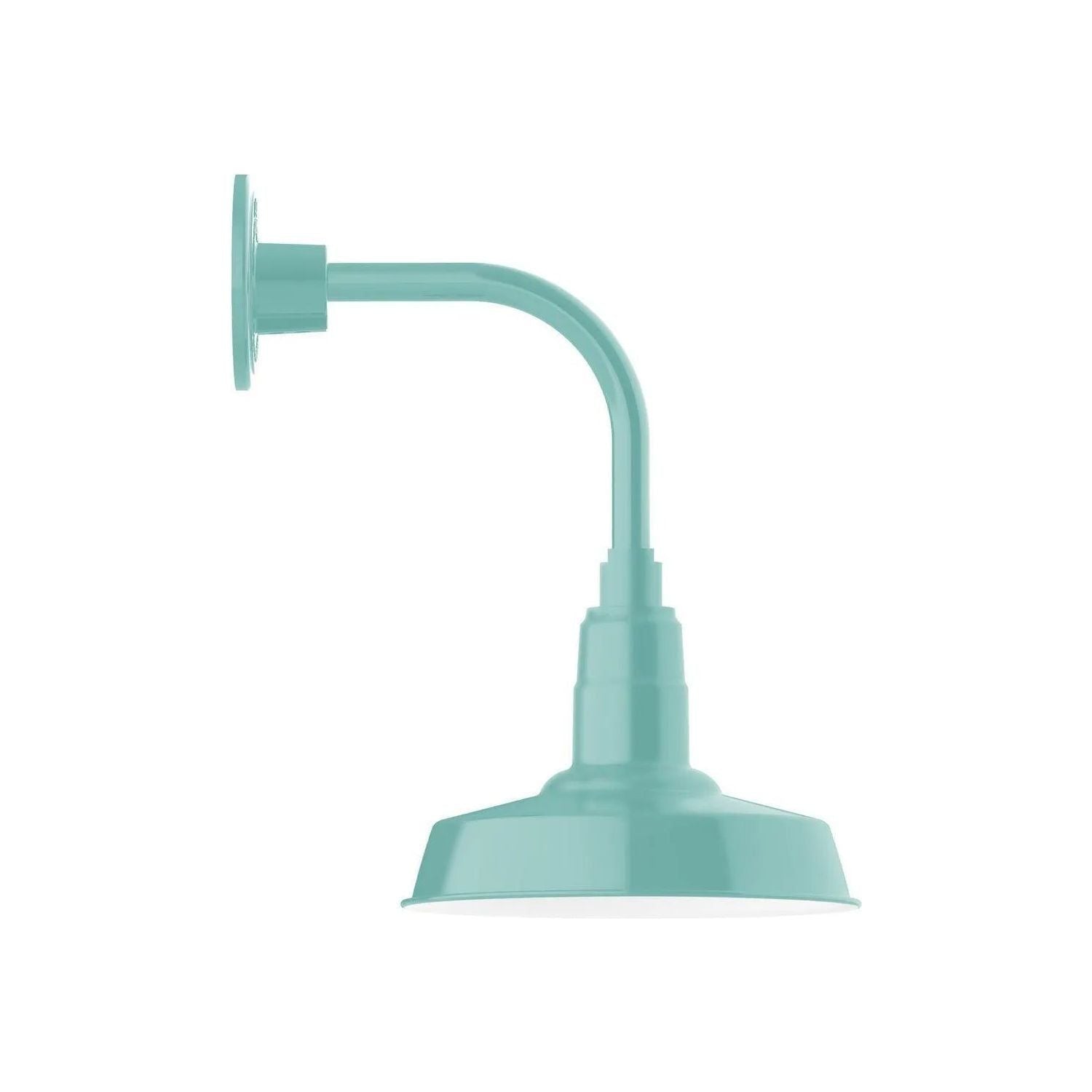 Montclair Light Works - Warehouse 10" Curved Arm Wall Light - GNT181-48 | Montreal Lighting & Hardware