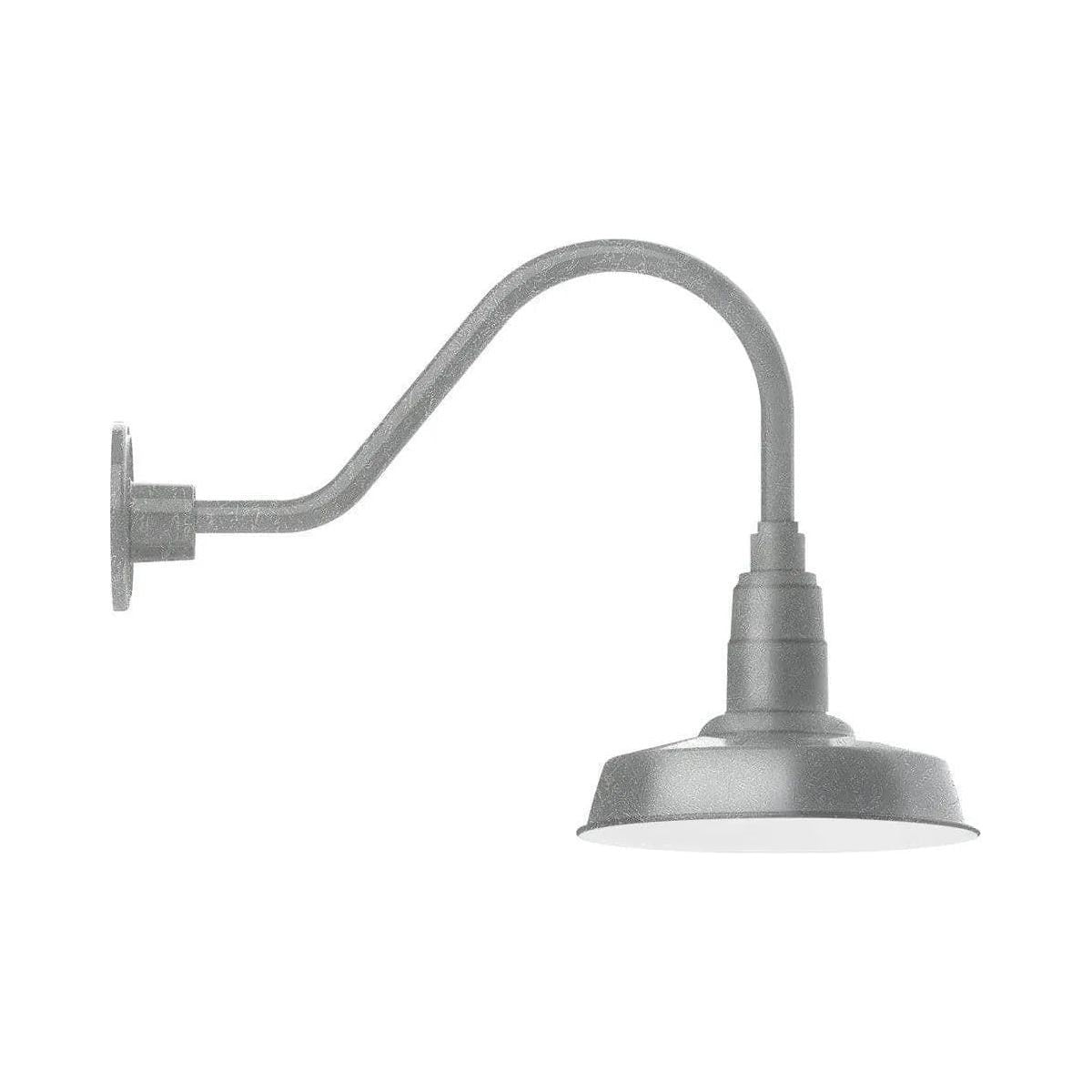 Montclair Light Works - Warehouse 10" Gooseneck Wall Light - GNA181-49 | Montreal Lighting & Hardware