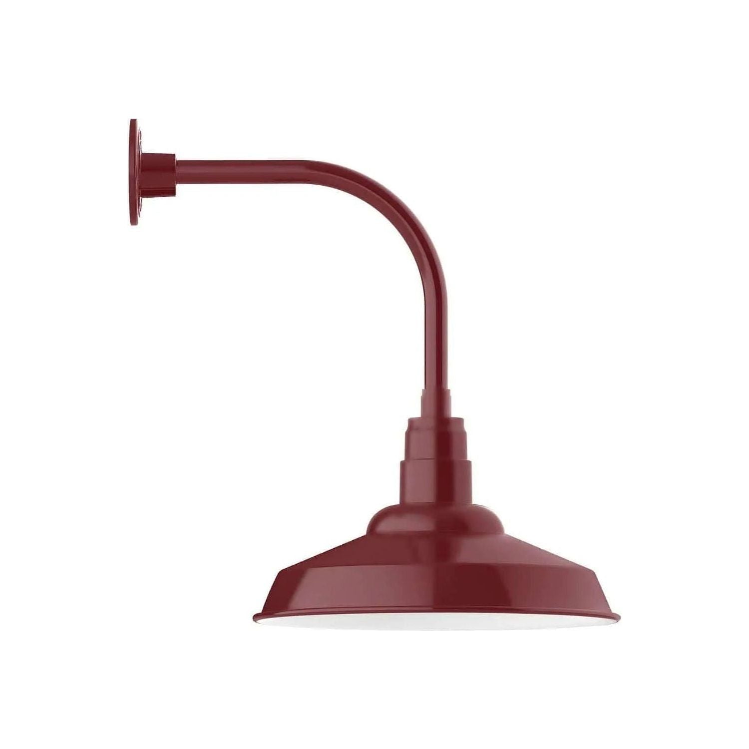 Montclair Light Works - Warehouse 16" Curved Arm Wall Light - GNU184-55 | Montreal Lighting & Hardware