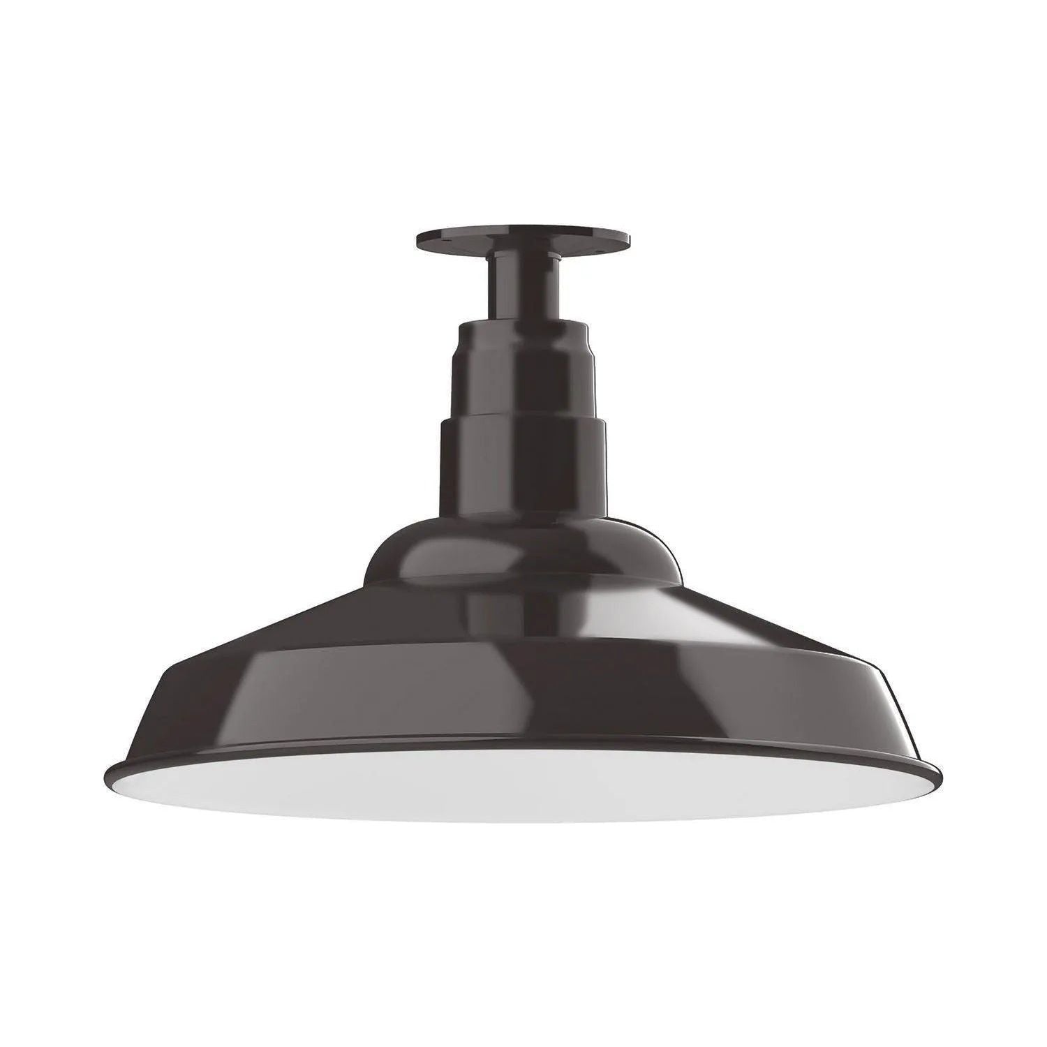 Montclair Light Works - Warehouse 16" Flush Mount - FMB184-51 | Montreal Lighting & Hardware