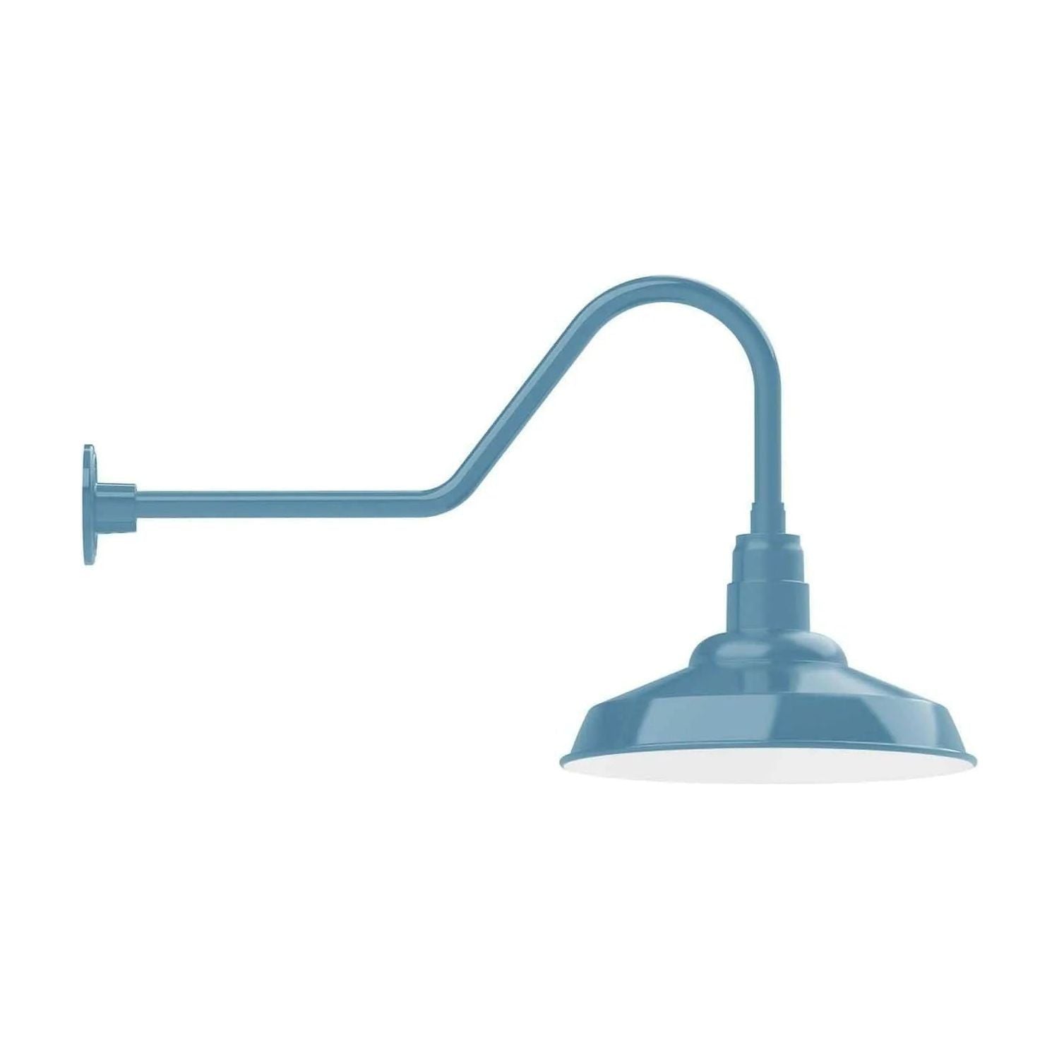 Montclair Light Works - Warehouse 16" Gooseneck Wall Light - GNC184-54 | Montreal Lighting & Hardware