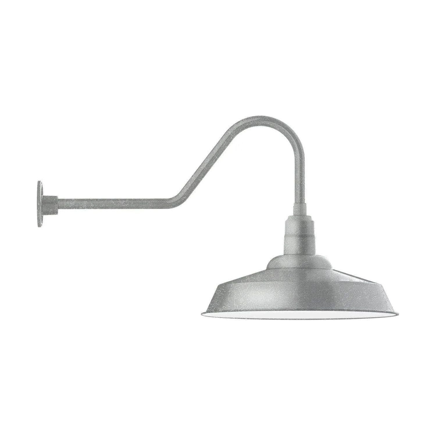 Montclair Light Works - Warehouse 20" Gooseneck Wall Light - GNC186-49 | Montreal Lighting & Hardware