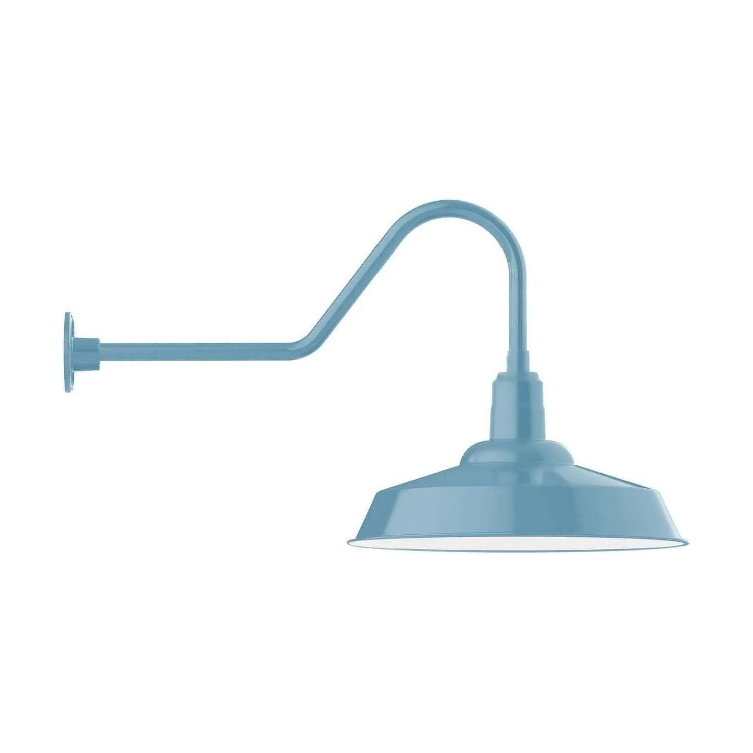 Montclair Light Works - Warehouse 20" Gooseneck Wall Light - GNC186-54 | Montreal Lighting & Hardware
