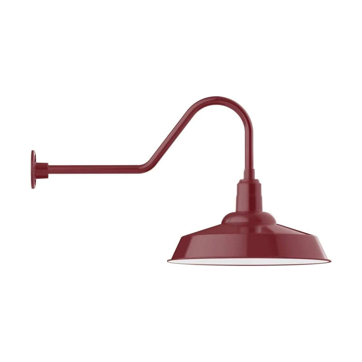 Montclair Light Works - Warehouse 20" Gooseneck Wall Light - GNC186-55 | Montreal Lighting & Hardware
