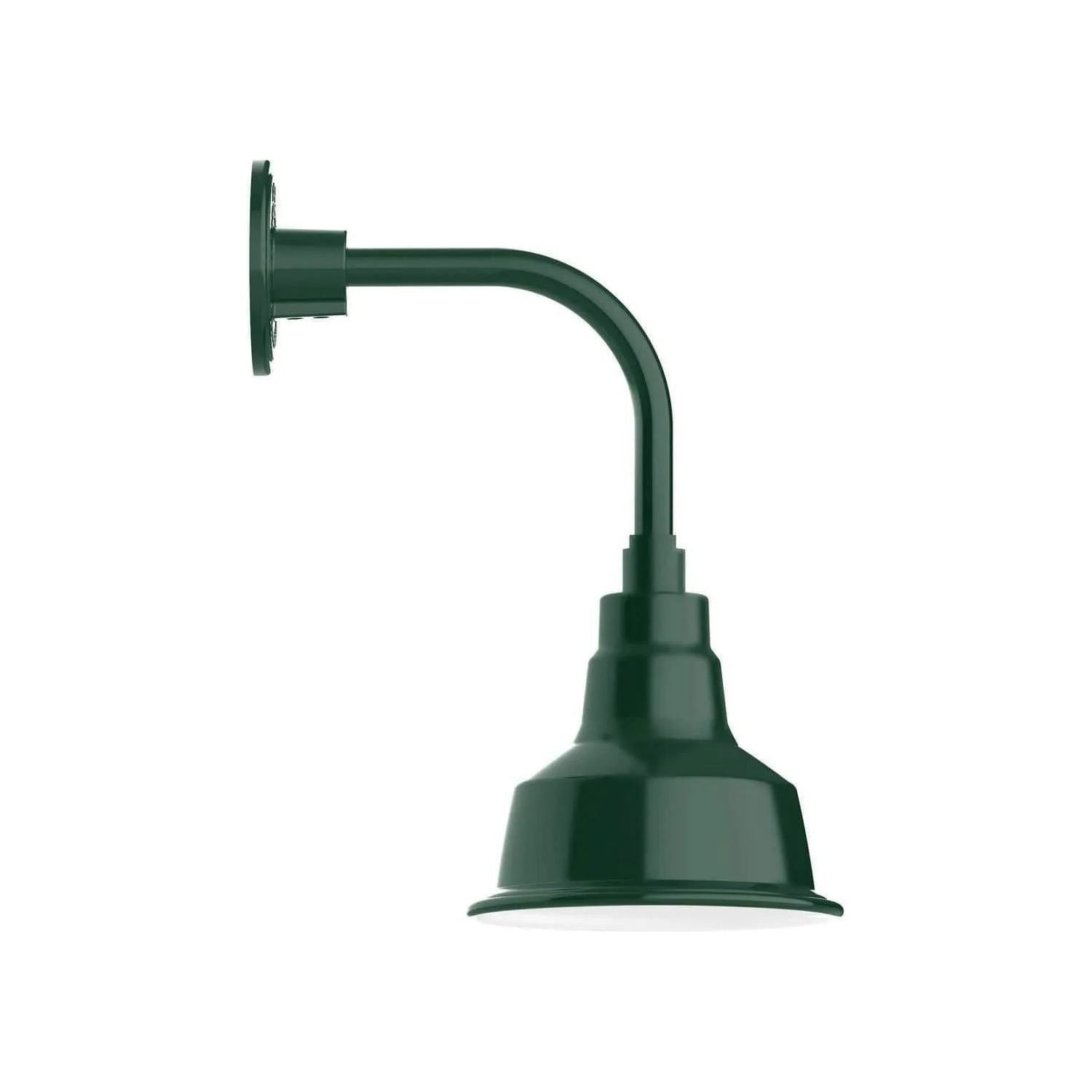 Montclair Light Works - Warehouse 8" Curved Arm Wall Light - GNT180-42 | Montreal Lighting & Hardware