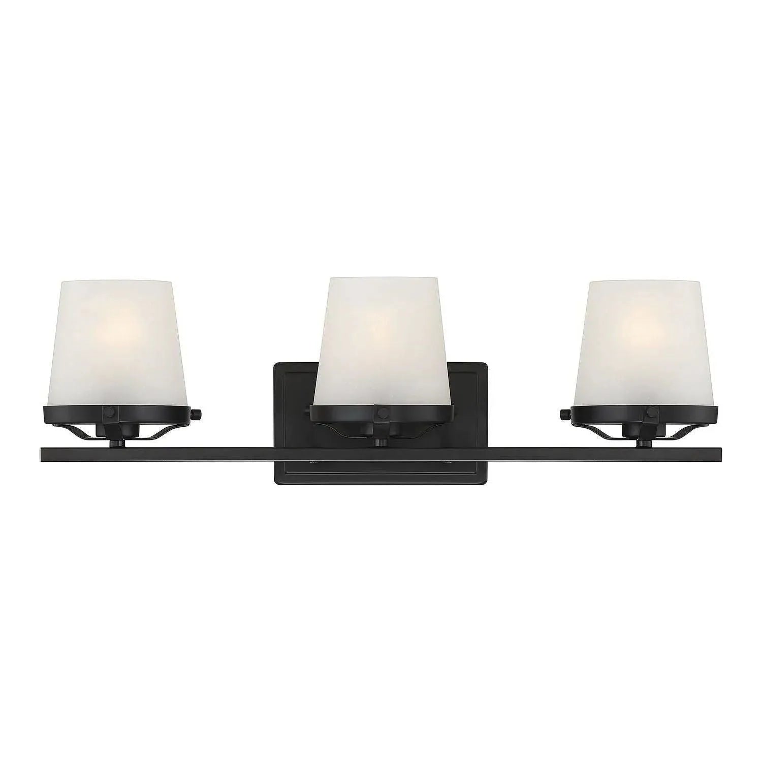Montreal Lighting & Hardware - Klein Bathroom Vanity by Savoy House Exclusive - V6-L8-5250-3-BK | Montreal Lighting & Hardware