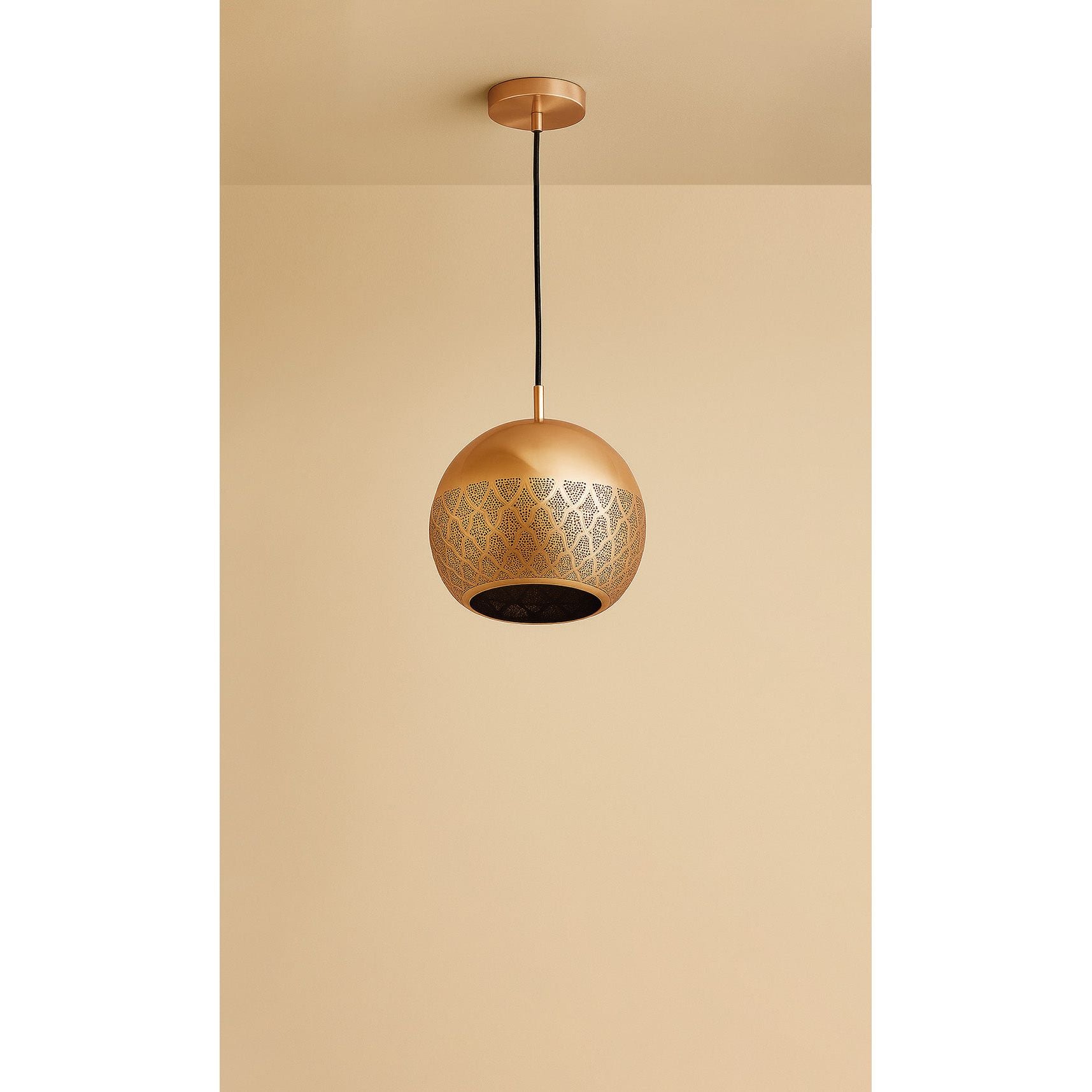 Dounia Home - DH-NURREVPEN-SM-MGM - Nur Reversed Pendant Light - Matte Gun Metal