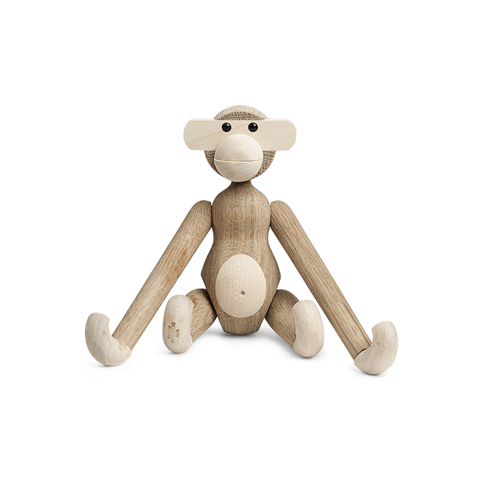 Kay Bojesen 39256 Monkey Wooden Figurine in Oak/Maple