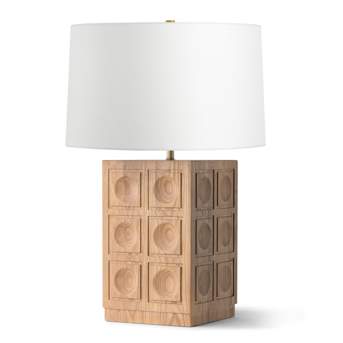 Jett Table Lamp - Natural - Off-White Linen (FLO-4782-OWL)