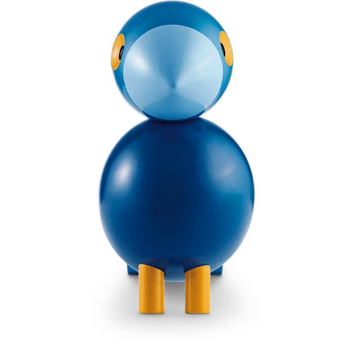 Kay Bojesen 39403 Figurine en bois oiseau chanteur bleu