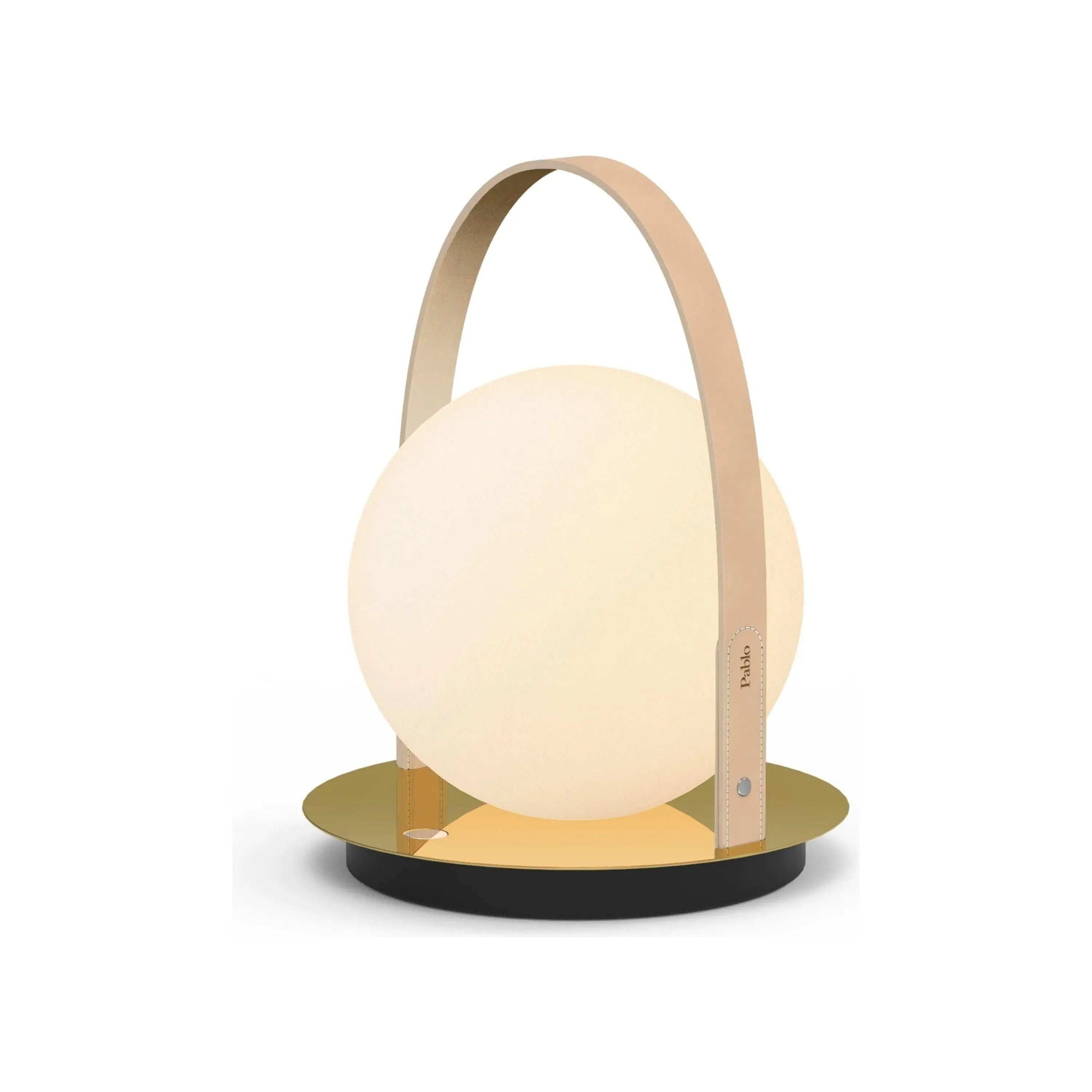 Pablo Designs - Bola Lantern - BOLA LTN BRA TAN | Montreal Lighting & Hardware