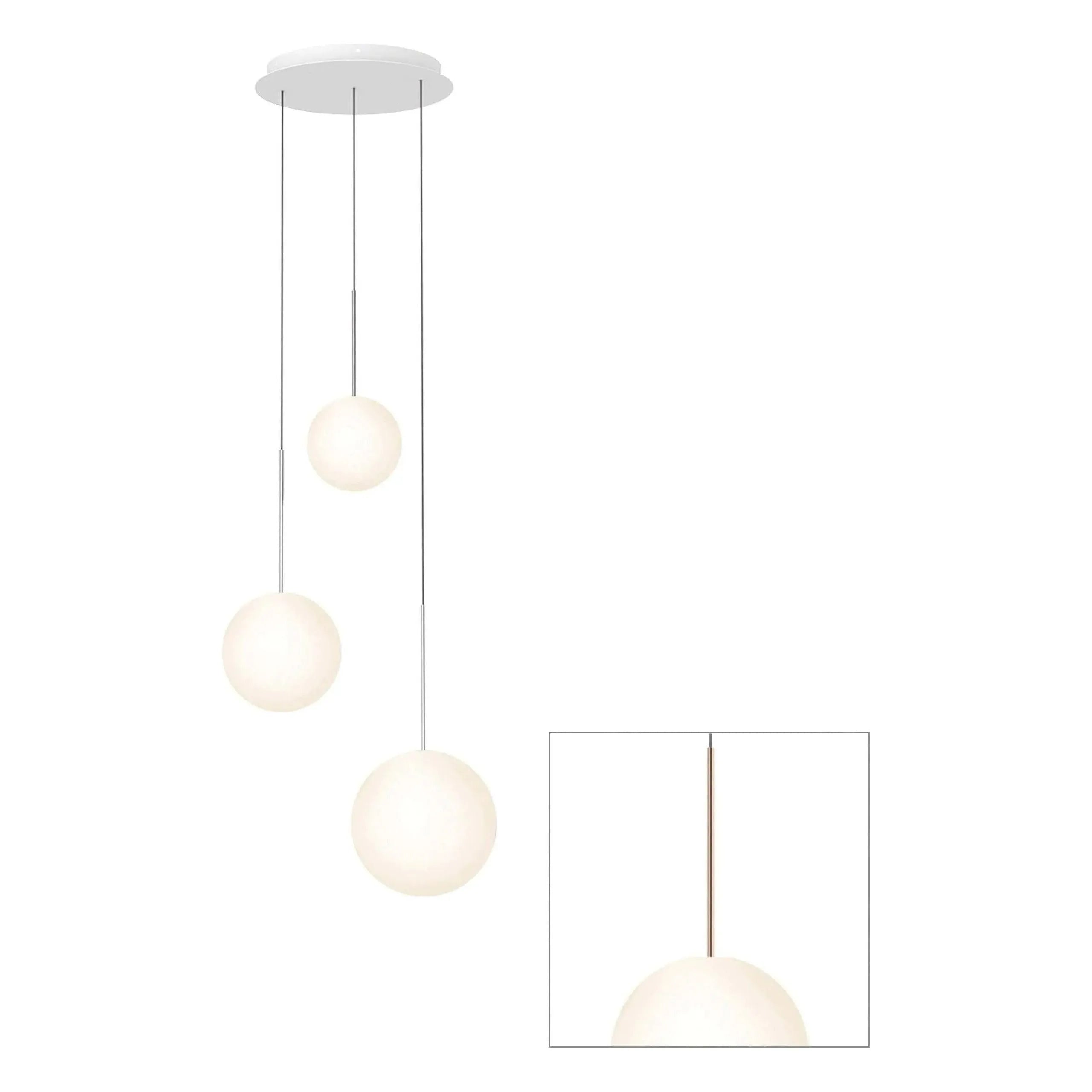 Pablo Designs - Bola Sphere Chandelier - BOLA SPH 456810 BLK | Montreal Lighting & Hardware