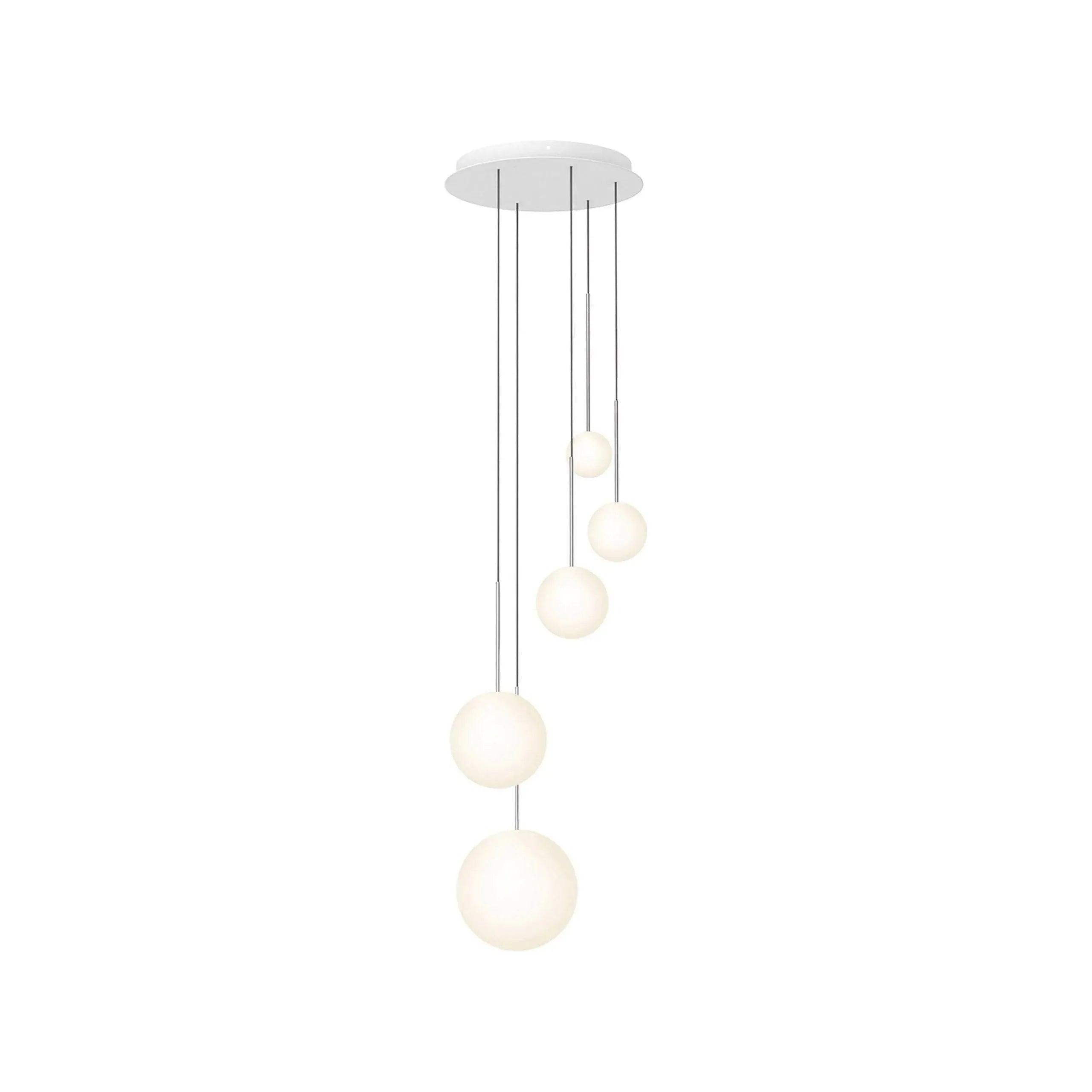 Pablo Designs - Bola Sphere Chandelier - BOLA SPH 456810 CRM | Montreal Lighting & Hardware