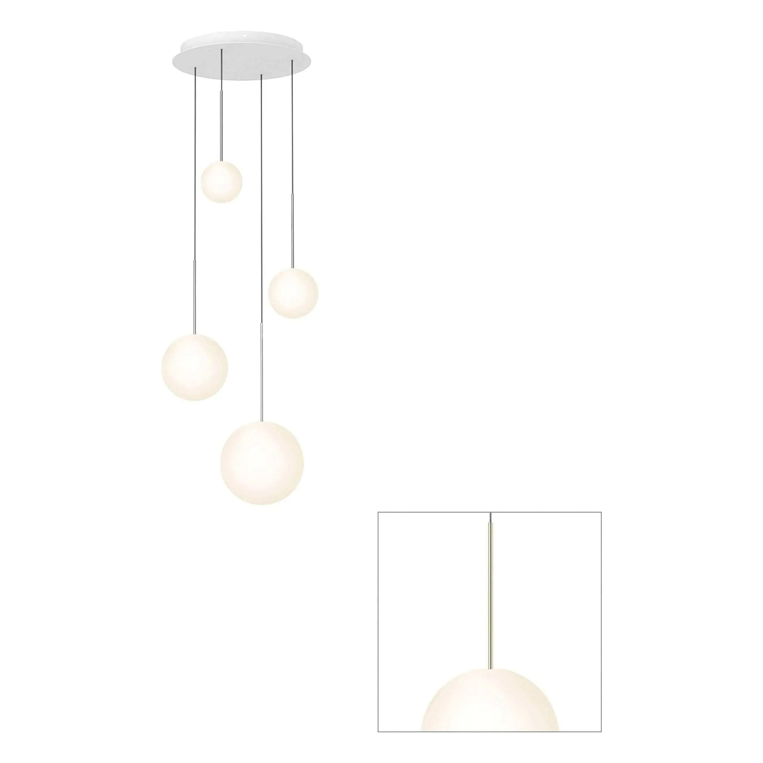 Pablo Designs - Bola Sphere Chandelier - BOLA SPH 56810 BRA | Montreal Lighting & Hardware
