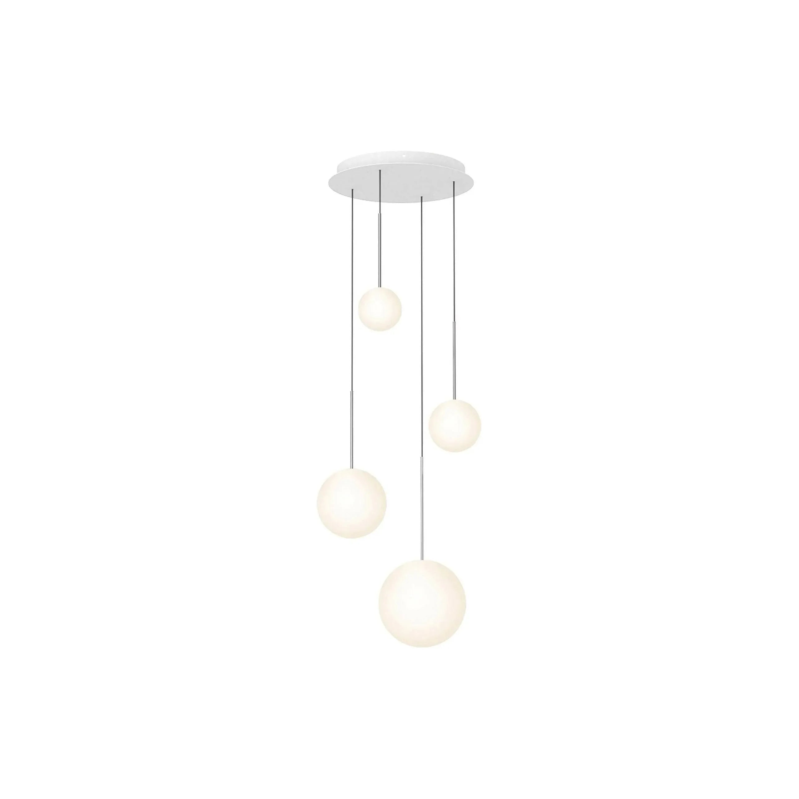 Pablo Designs - Bola Sphere Chandelier - BOLA SPH 56810 CRM | Montreal Lighting & Hardware