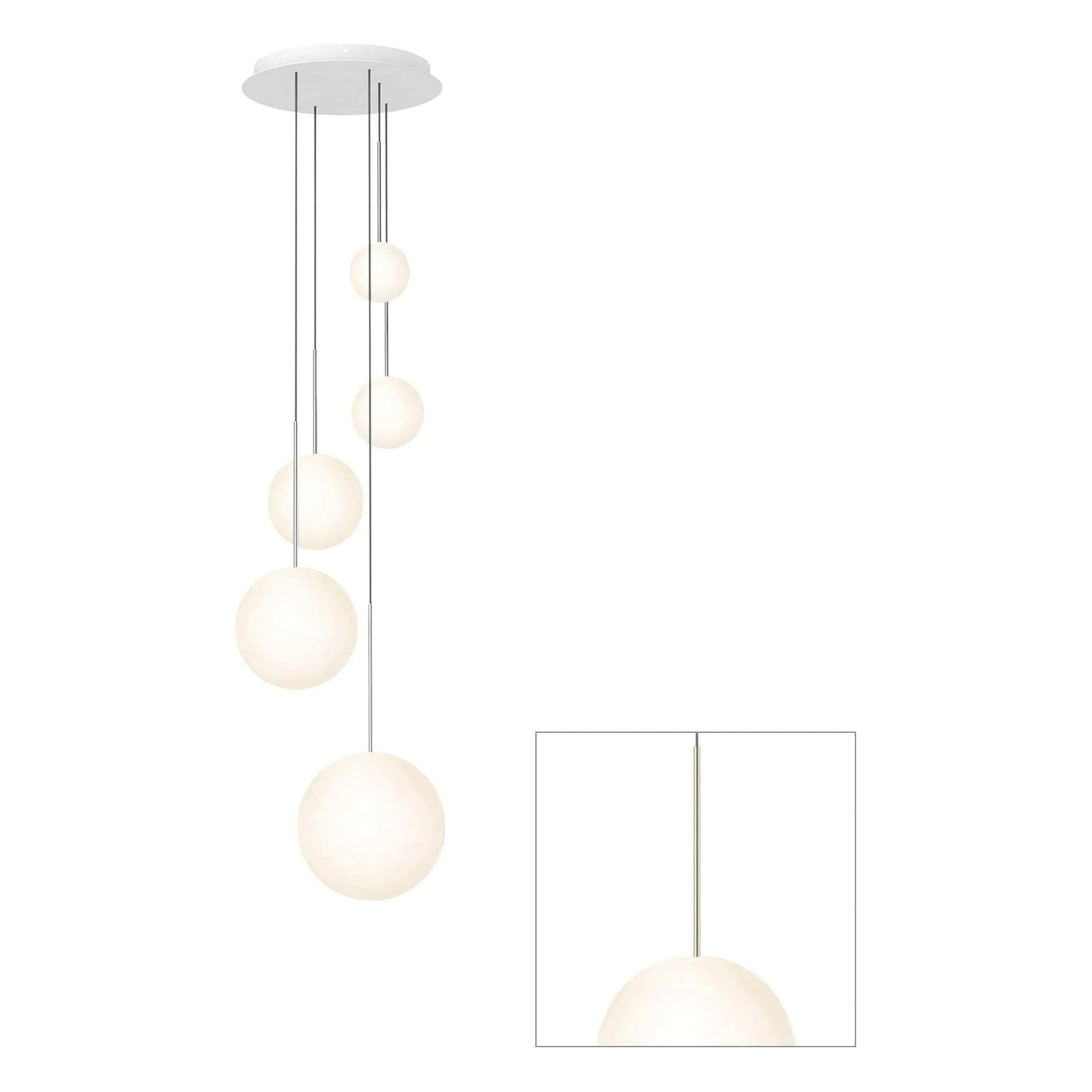 Pablo Designs - Bola Sphere Chandelier - BOLA SPH 5681012 BRA | Montreal Lighting & Hardware