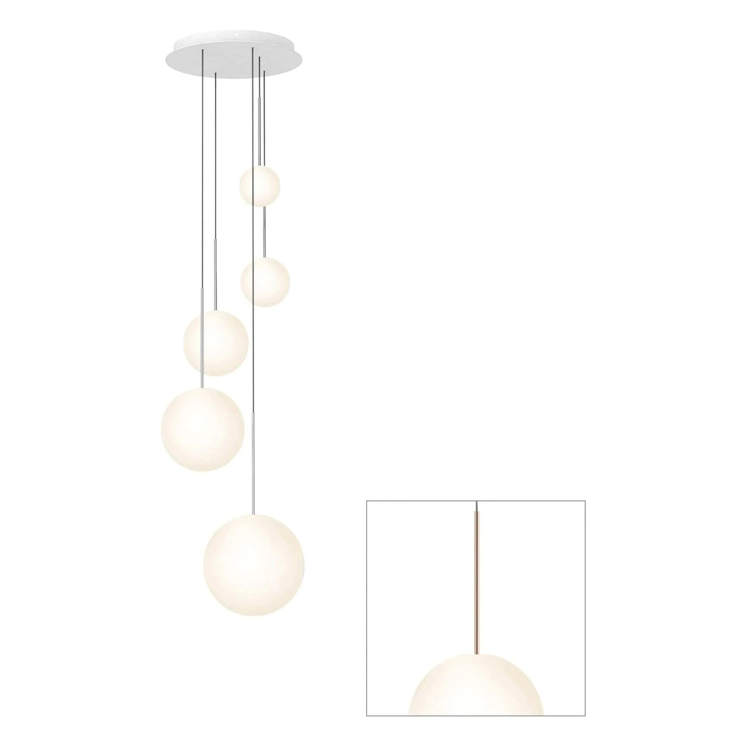 Pablo Designs - Bola Sphere Chandelier - BOLA SPH 5681012 RGD | Montreal Lighting & Hardware