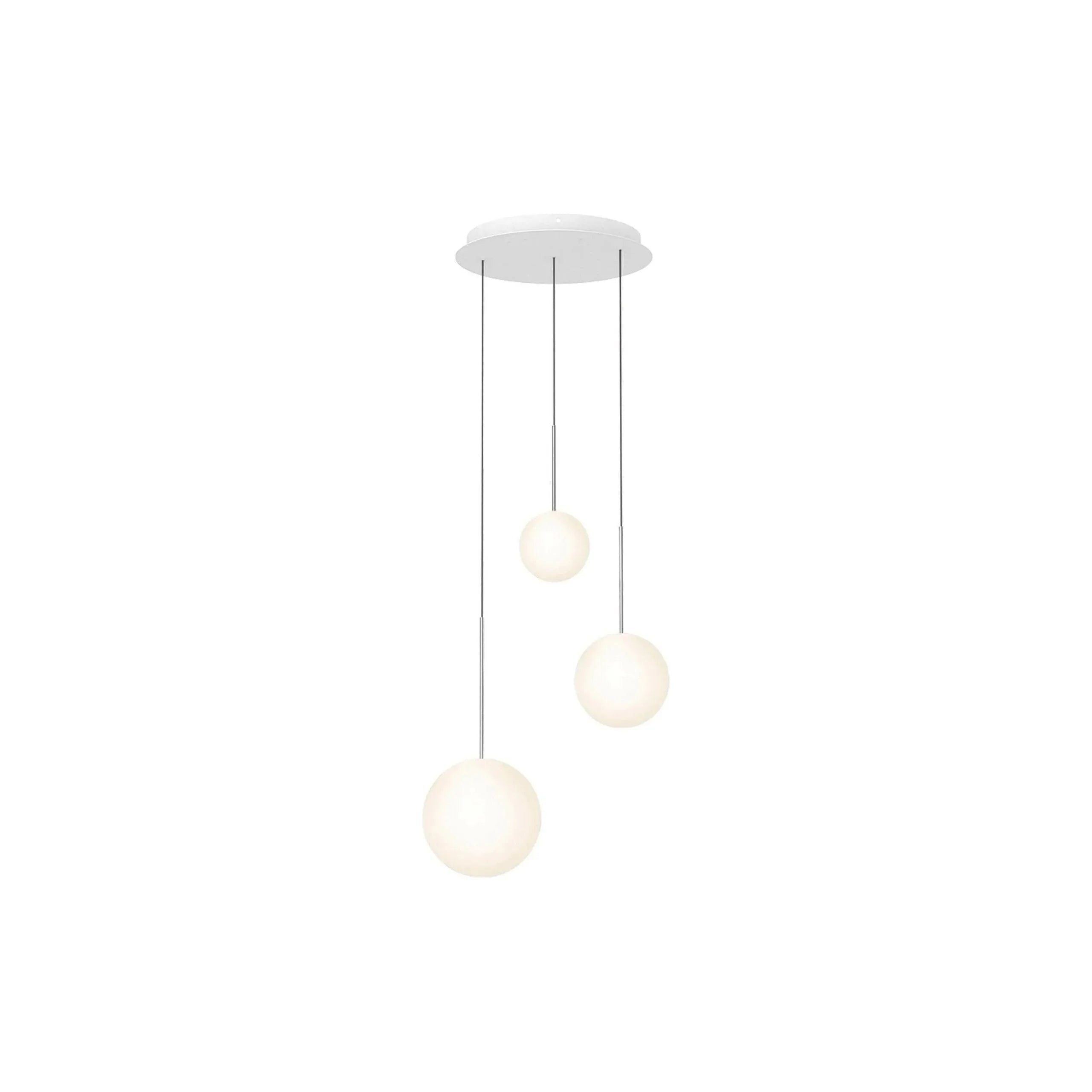 Pablo Designs - Bola Sphere Chandelier - BOLA SPH 6810 CRM | Montreal Lighting & Hardware