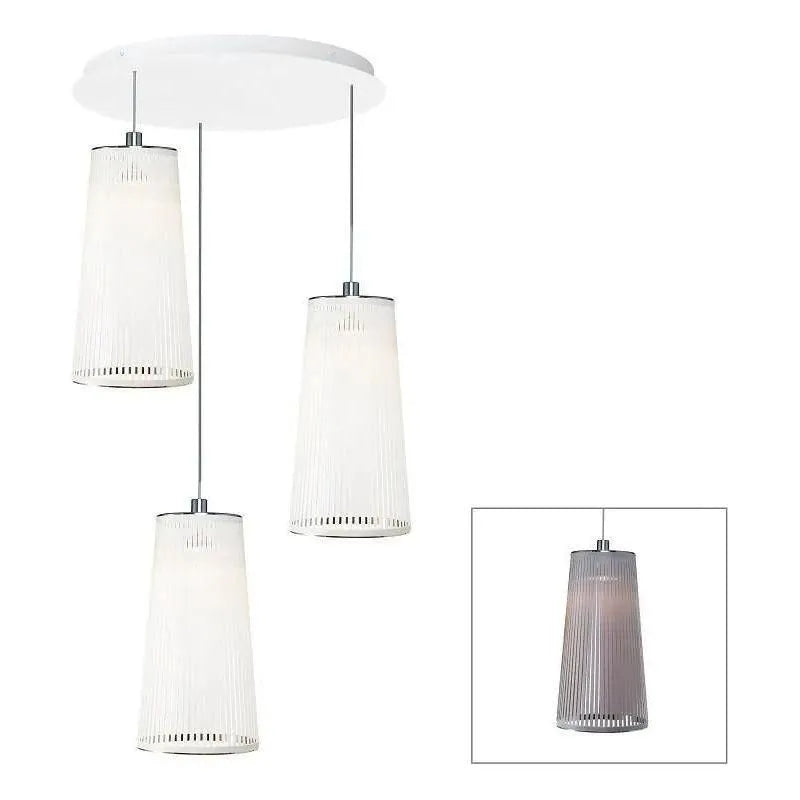 Pablo Designs - Solis Chandelier 3 - SOLI CHAN 24/3 SLV | Montreal Lighting & Hardware