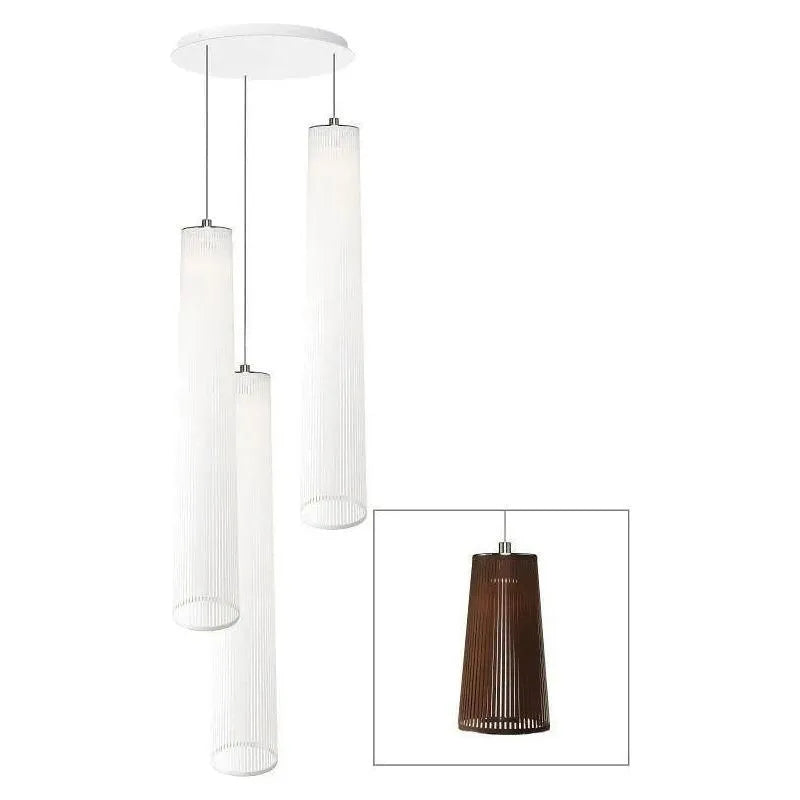 Pablo Designs - Solis Chandelier 3 - SOLI CHAN 72/3 BRN | Montreal Lighting & Hardware