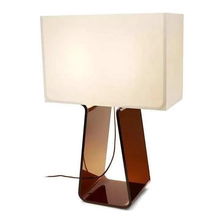 Pablo Designs - Tube Top Table Lamp - TT 27 WHT/CHR | Montreal Lighting & Hardware