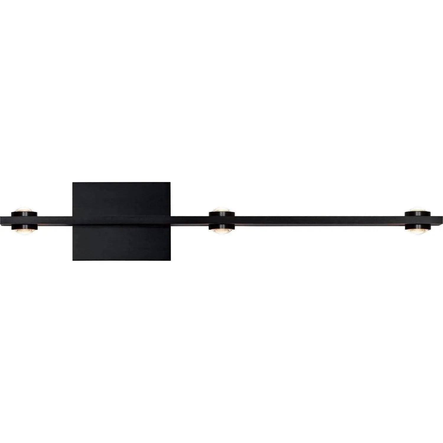 PageOne Lighting - Aurora Off-Center LED Wall Sconce - PW131320-SBB | Montreal Lighting & Hardware