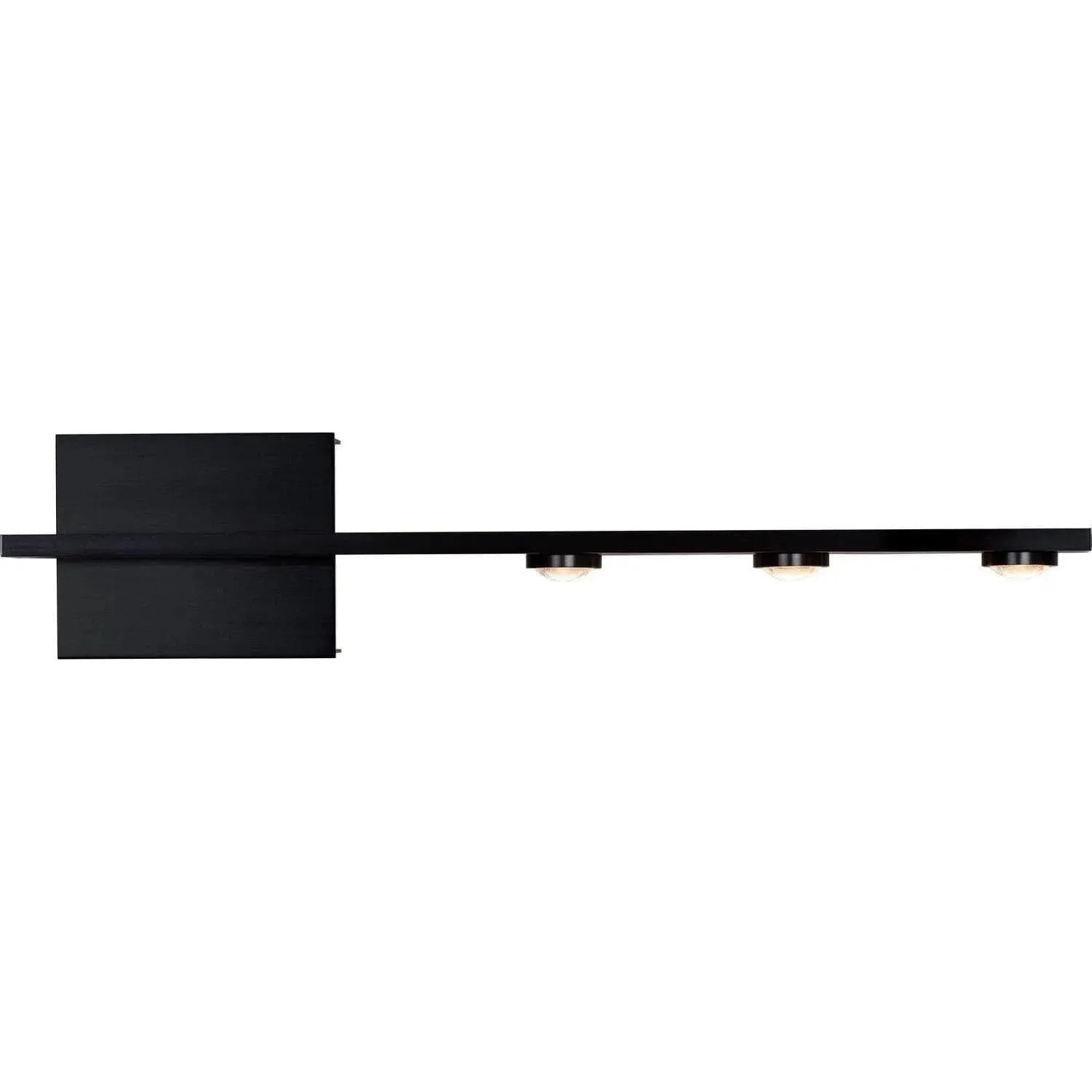 PageOne Lighting - Aurora Off-Center LED Wall Sconce - PW131323-SBB | Montreal Lighting & Hardware
