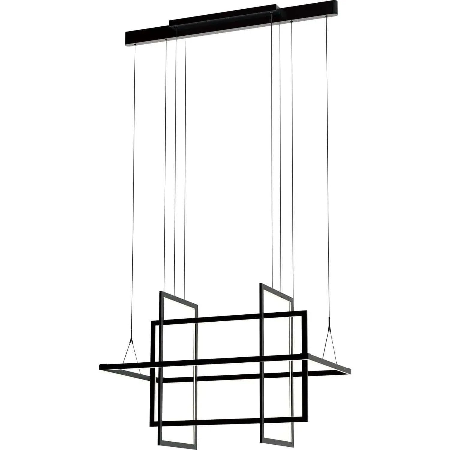 PageOne Lighting - Geometry LED Chandelier - PP121424-SDG | Montreal Lighting & Hardware