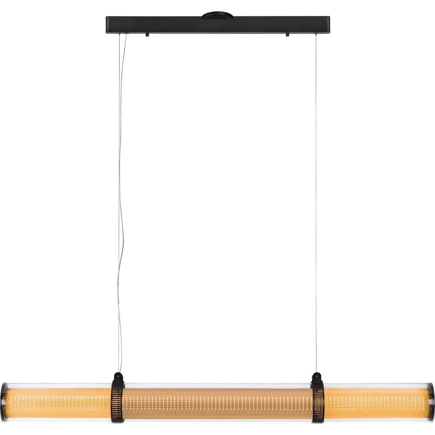 PageOne Lighting - Zhu Linear LED Pendant - PP121225-DT | Montreal Lighting & Hardware