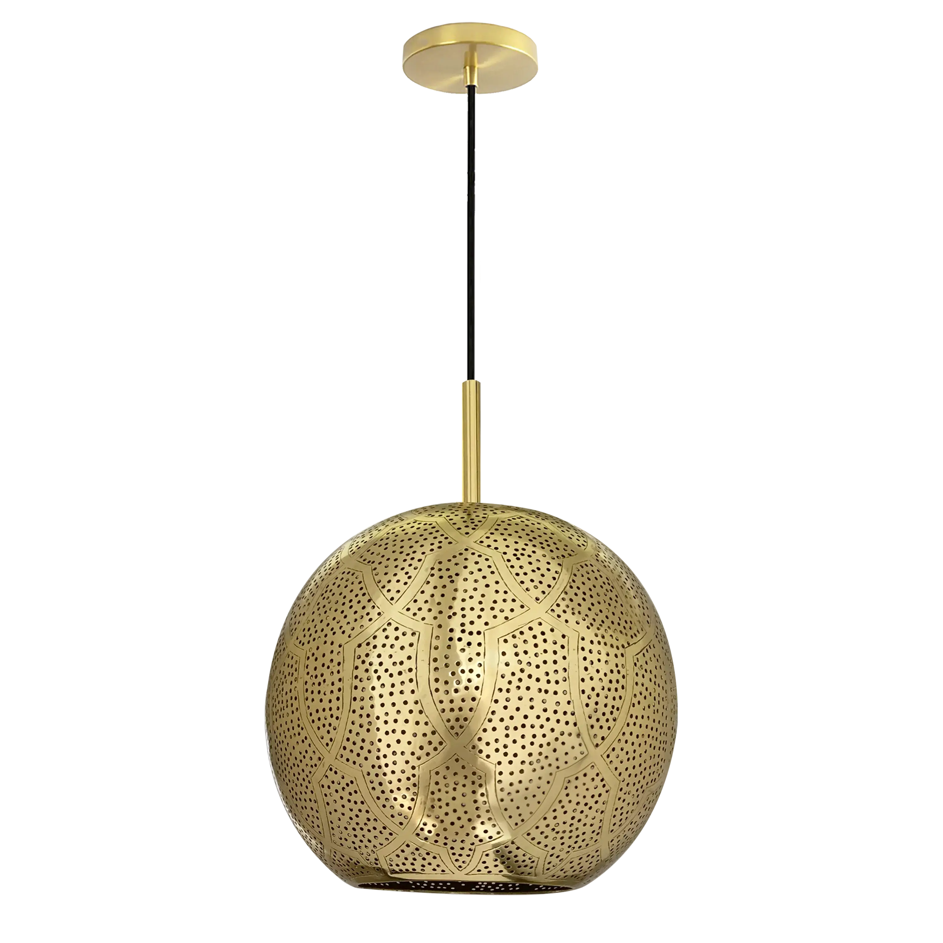 Dounia Home - DH-ARIPENLIG-MD-PC - Aria Pendant Light - Polished Copper