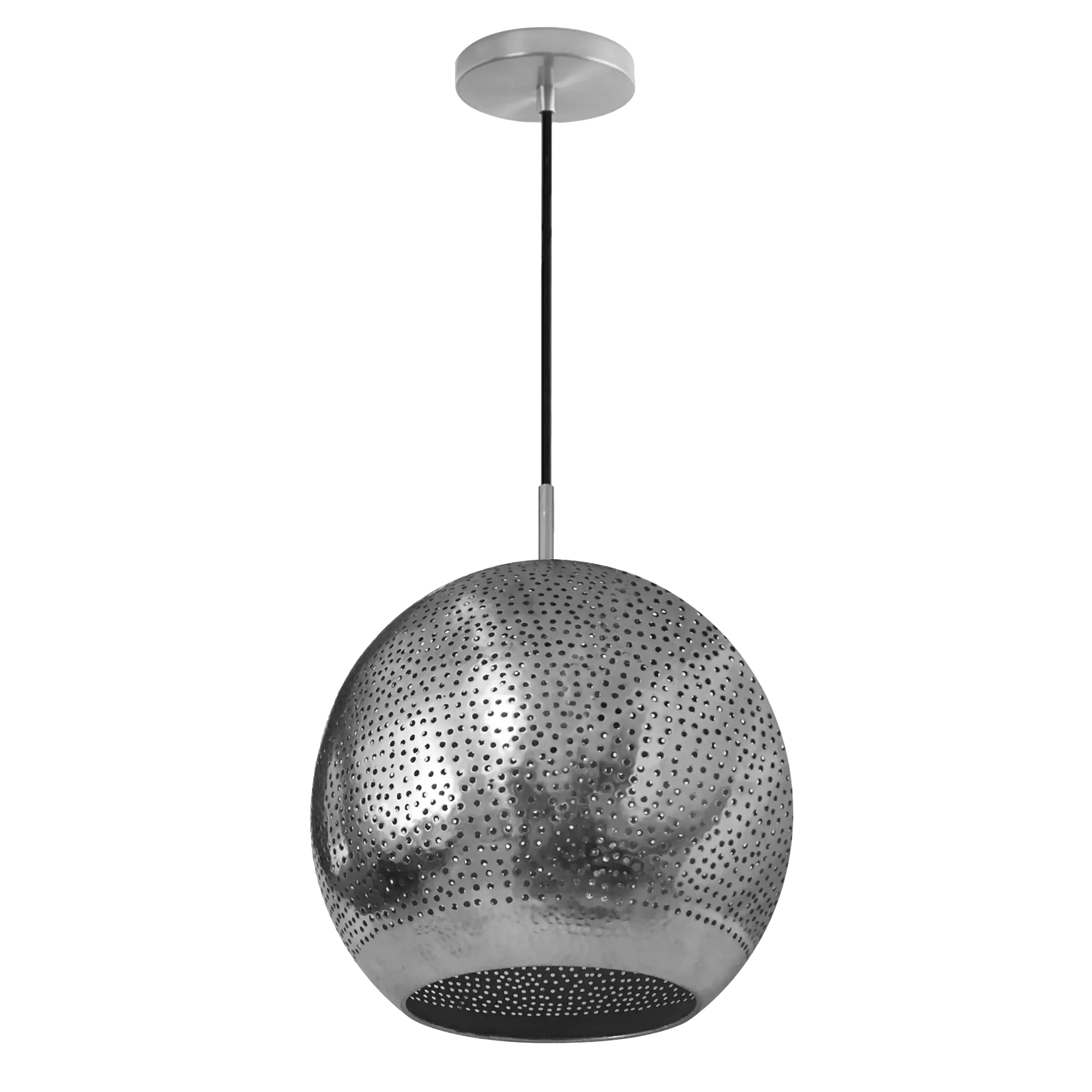 Dounia Home - DH-SHAPENLIG-SM-MGM - Shams Pendant Light - Matte Gun Metal