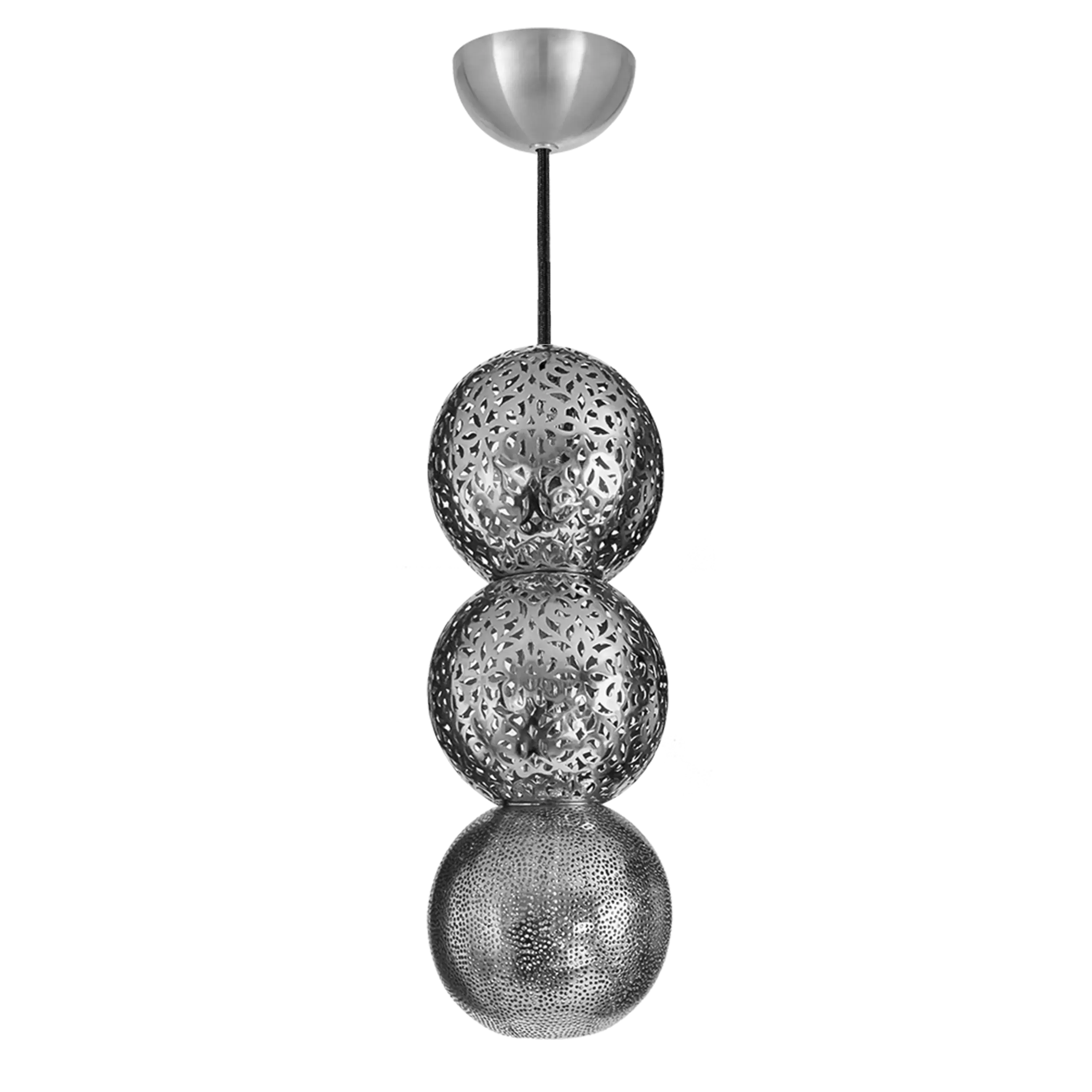 Dounia Home - DH-RIAPENLIG-MD-BRS - Riad Pendant Light - Polished Brass