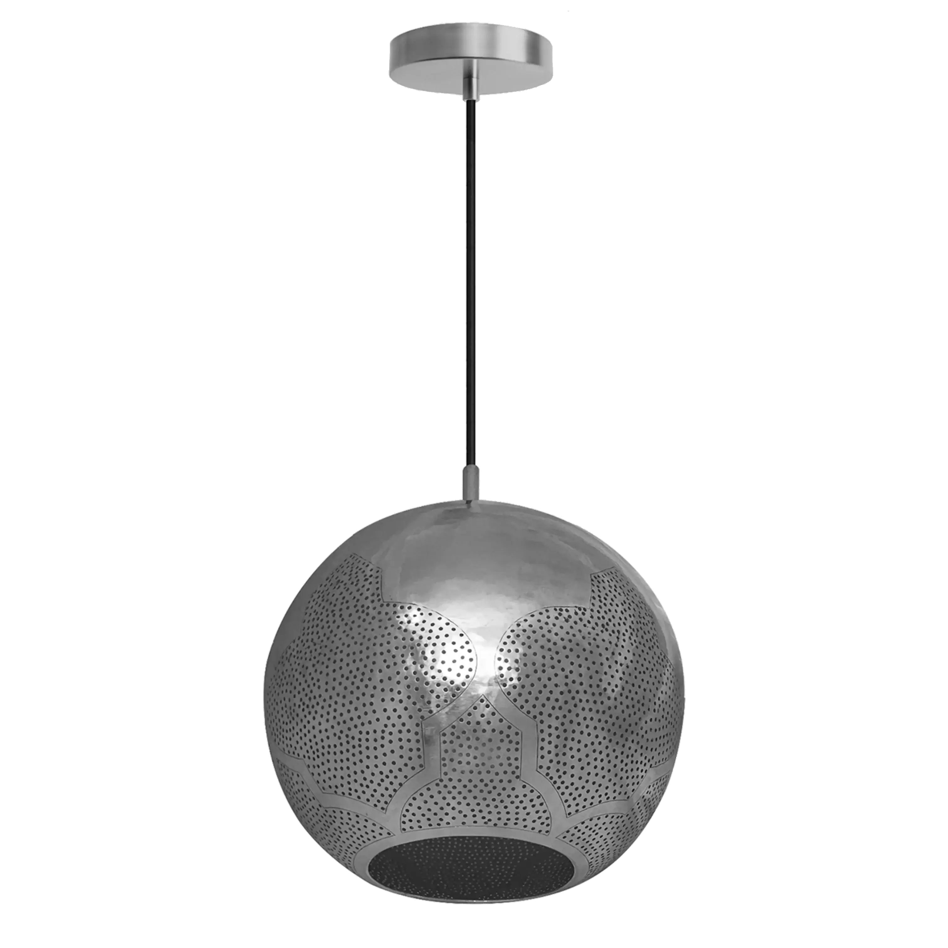 Dounia Home - DH-NAJREVPEN-SM-PC - Najma Reversed Pendant Light - Polished Copper