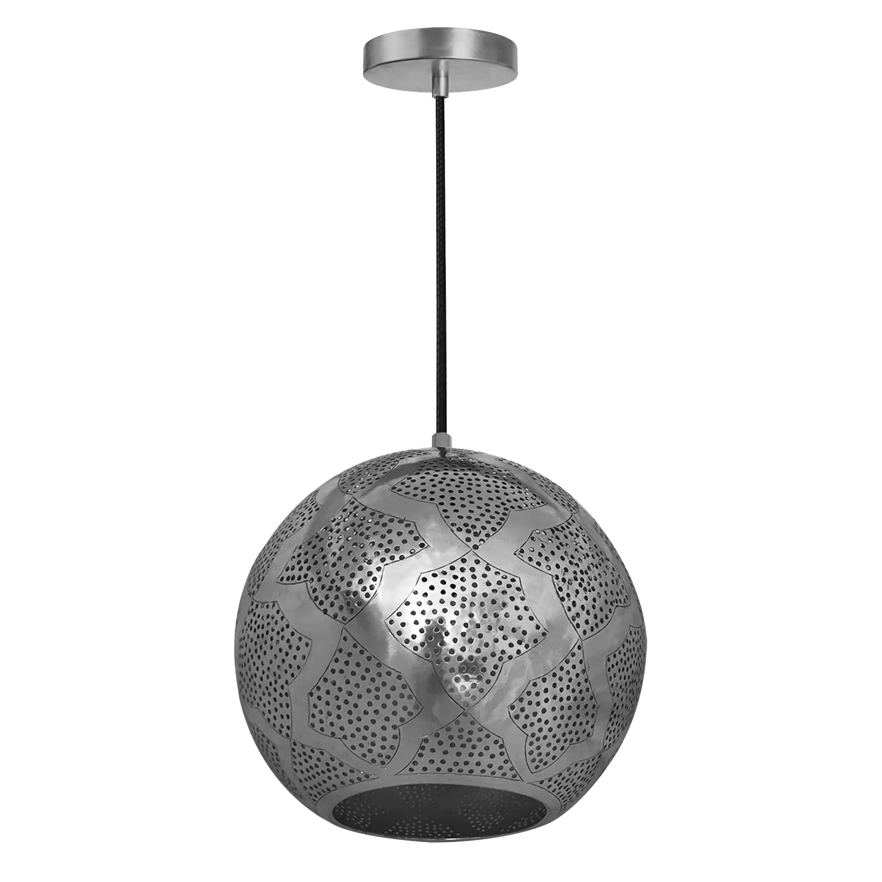 Dounia Home - DH-WARPENLIG-SM-AB - Warda Pendant Light - Antique Brass
