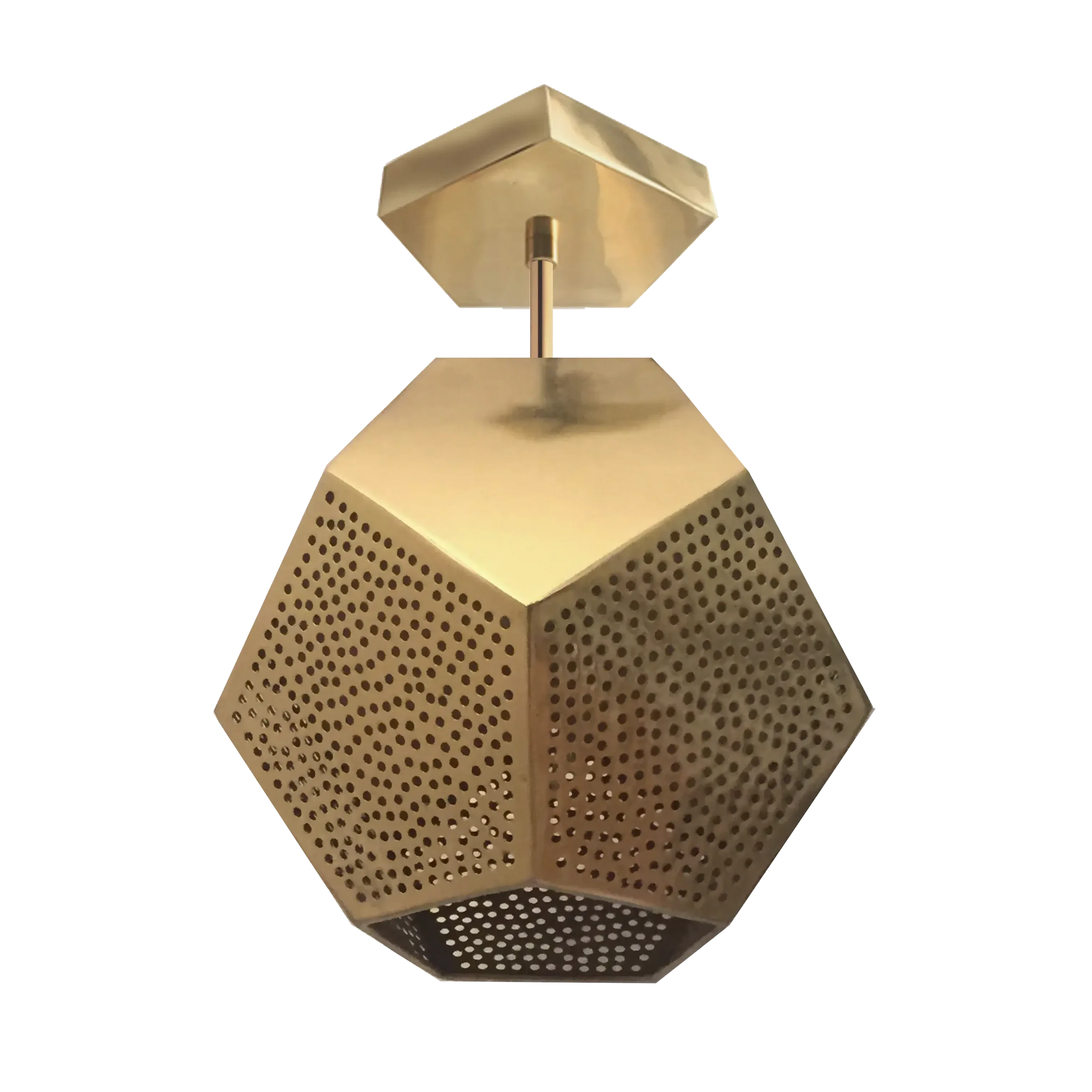 Dounia Home - DH-ULASEMFLU-SM-PC - Ula Semi-Flush Mount Light - Polished Copper