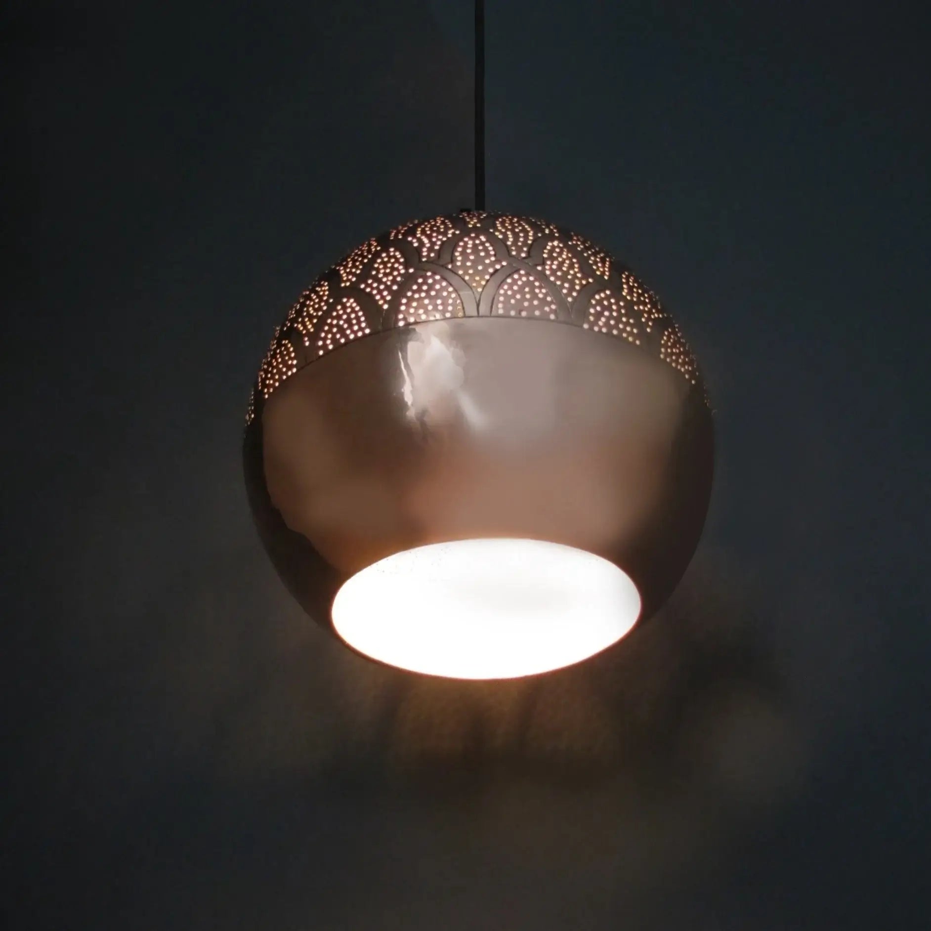 Dounia Home - DH-NURPENLIG-SM-MGM - Nur Pendant Light - Matte Gun Metal