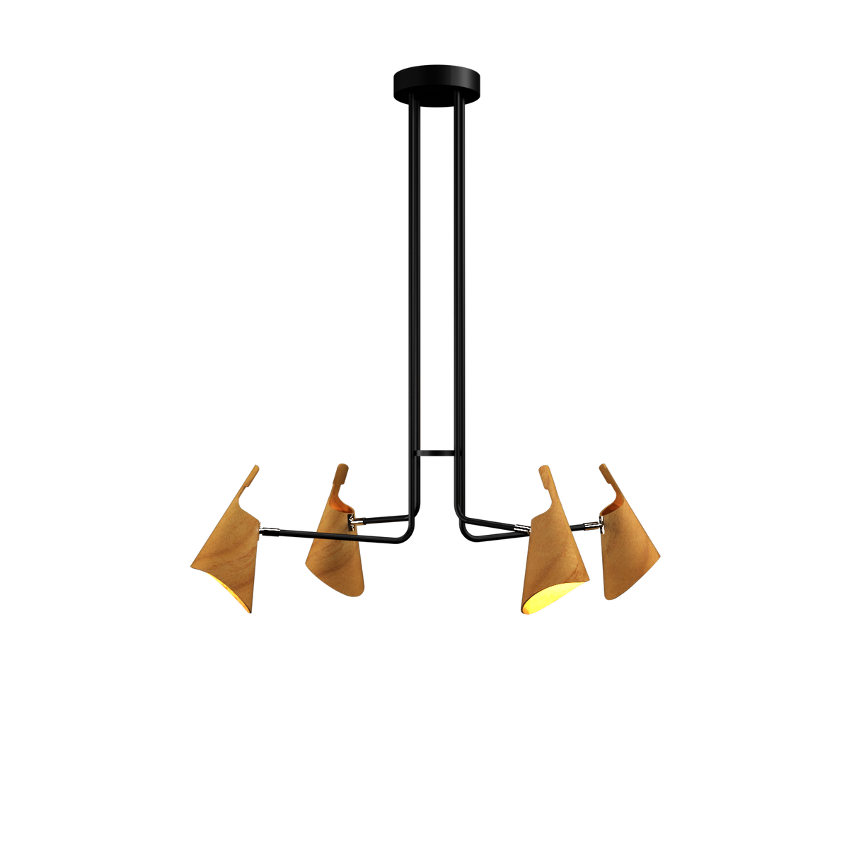 Accord Lighting 1446.12 Balance Accord Pendant in Teak