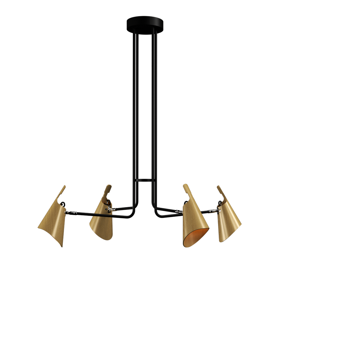 Accord Lighting 1446.49 Balance Accord Pendant in Organic Gold