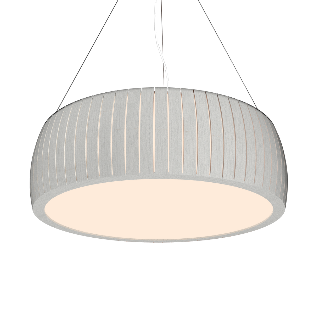 Accord Lighting 1112LED.47 Barrel Accord Suspension en blanc biologique