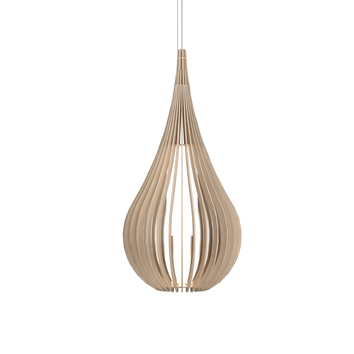 Accord Lighting 1310.48 Cappadoce Accord Suspension dans un cappuccino bio