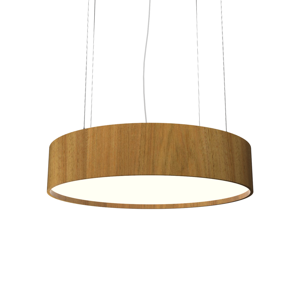 Accord Lighting 1038LED.09 Cylindrical Accord Pendant in Louro Freijo
