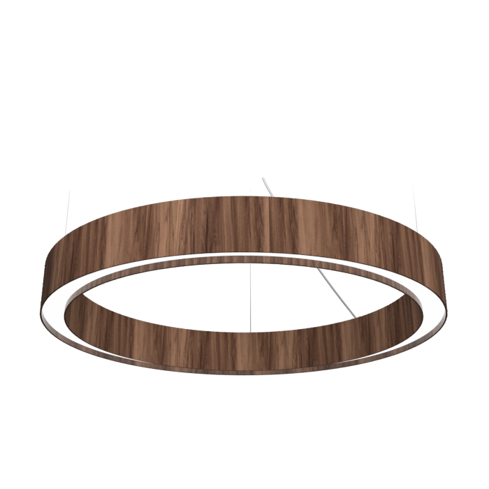 Accord Lighting 1349LED.18 Cylindrique Accord Suspension en noyer américain